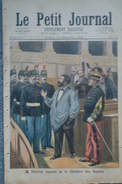 LE PETIT JOURNAL ILLUSTRE-1 FEVRIER 1894-M. THIVRIER EXPULSE CHAMBRE DEPUTES-PARIS POLITIQUE-TOMBOUCTOU COLONEL BONNIER - Documenti Storici