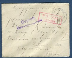 ALLEMAGNE - Enveloppe En Franchise De Jngenheim Pour Prisonnier De Guerre En France En 1915   Réf  N 3 - Briefe U. Dokumente