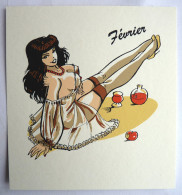 JAAP EX LIBRIS PIN UP FEVRIER UNE ANNEE AVEC BETTY PAGE PORTE FOLIOS I-MAG 1998 100 EX BOUTEVILLE - Illustrators J - L