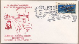 USA - CHARLES LINDBERGH - American Air Mail Society - Airplanes
