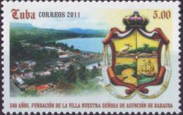 2011.22 CUBA 2011 MNH. 5OO ANIV DE LA FUNDACION NUESTRA SEÑORA DE ASUNCION DE BARACOA. - Neufs