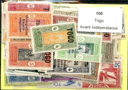 100 Timbres Togo Avant Indépendance - Sonstige & Ohne Zuordnung