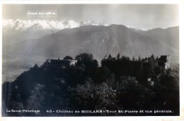 CPA 73 Chateau De Miolans - Tour St Pierre Et Vue Generale - Chamoux Sur Gelon