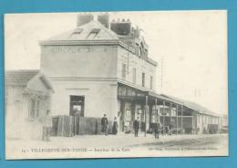 CPA 14 - Chemin De Fer Cheminots Intérieur De La Gare VILLENEUR-SUR-YONNE 89 - Villeneuve-sur-Yonne