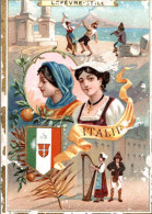 CHROMO BISCUIT LU LEFEVRE UTILE ITALIE LITHO LAAS - Lu