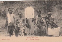 CONGO FRANCAIS - INDIGENES GABONAIS - TRES BELLE CARTE ANIMEE -  TOP !!! - Gabon