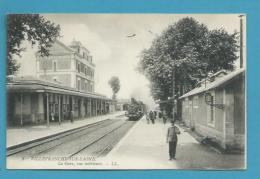 CPA - Chemin De Fer Arrivée Du Train En Gare De VILLEFRANCHE-SUR-SAÔNE 69 - Villefranche-sur-Saone