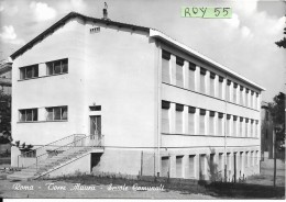 Lazio-roma Citta' Torre Maura Veduta Scuola Comunale Quartiere Torre Maura Anni/60 - Education, Schools And Universities