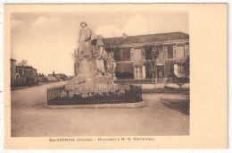 85 - SAINTE-HERMINE - Monument De Mr G. Clémenceau - Sainte Hermine