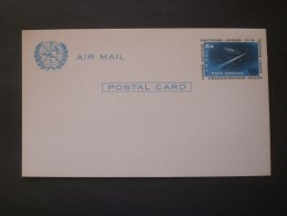 POSTCARD UNITED NATIONS AIR MAIL MNH - Briefe U. Dokumente