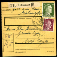 Luxemburg Echternach Paketkarte 26-05-1943 - 1940-1944 Ocupación Alemana