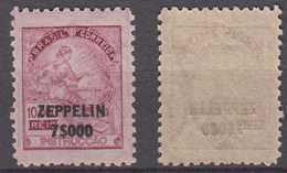 Brazil Brasil Mi# 370 * Mint 7$000 Overprint Zeppelin 1932 - Ongebruikt