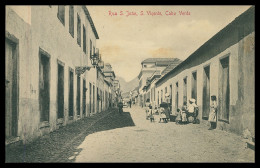 SÃO VICENTE -  Rua S. João  (Ed. Bazar Central Bonucci & Frusoni )   Carte Postale - Cap Verde