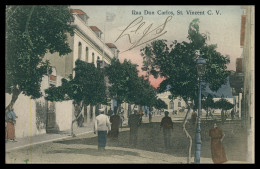 SÃO VICENTE - Rua D, Juan Carlos ( Ed. Bon Marché)  Carte Postale - Capo Verde