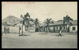 SÃO VICENTE - Rua De Coqueiros ( Ed. Bazar Central Bonucci Frusoni)  Carte Postale - Cap Verde