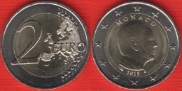 Monaco 2 Euro 2015 Km#195 "Prince Albert II" BiMetallic UNC - Monaco