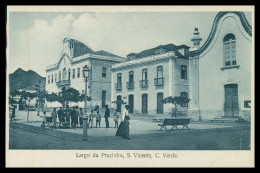 SÃO VICENTE- Largo Da Pracinha    Carte Postale - Cap Verde