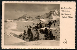 7687 - Alte Foto Ansichtskarte - Dortmunder Hütte Kühtai - Gel 1933 - Landpost Landpoststempel - Lohmann - Imst