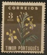 TIMOR PORTUGUÉS 1950 Flowers. USADO - USED. - Timor