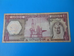 Arabie Saoudite Saudi Arabia 10 Riyals 1977 P.18 TB F - Saudi Arabia