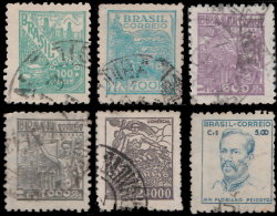 Brésil 1941. ~ YT 383/93 - 6 Valeurs - Used Stamps