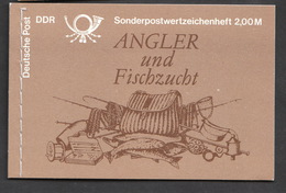 DDR **  MH 9 Angler Und Fischzucht Komplett Mit Marken - Postzegelboekjes