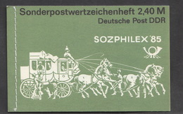 DDR **  MH 8 Sozphilex 85 Komplett Mit Marken - Markenheftchen