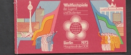 DDR ** MH 7 Weltfestspiele Komplett Mit Marken - Booklets