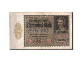 Billet, Allemagne, 10,000 Mark, 1922, 1922-01-19, KM:70, B+ - 10.000 Mark