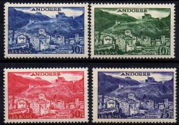 ANDORRE - 4 Valeurs De 1955/58 Neuves LUXE - Ungebraucht