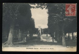 94 Val De Marne Rungis Cayssials Fossé Monument Aux Morts 1938 - Rungis