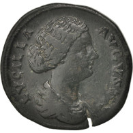 Monnaie, Lucille, Sesterce, Roma, TTB, Bronze, RIC:1751 - Les Antonins (96 à 192)