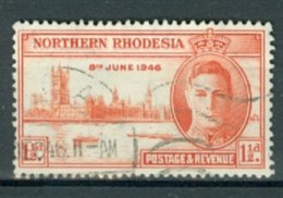 NORTHERN RHODESIA 1946: YT 38, O - FREE SHIPPING ABOVE 10 EURO - Noord-Rhodesië (...-1963)