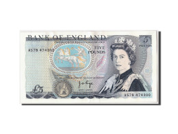 Billet, Grande-Bretagne, 5 Pounds, Undated (1973-80), KM:378b, SUP - 5 Pond