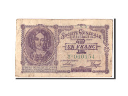 Billet, Belgique, 1 Franc, 1918, 1918-09-11, KM:86b, TB - 1-2 Francs