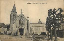 - Ref- N141 - Essonne - Bievres - Eglise Et Presbytere - Presbyteres - - Bievres