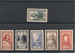 France 1946 Célébrités Du XV ème Siècle N°Y/T: 765/770** - Unused Stamps