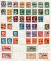 Algérie Divers Timbres Neufs Avec Charnière * Et  Oblitérés De 1924-25 - Collections, Lots & Séries