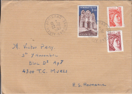 51642- PUY CATHEDRAL, SABINE, STAMPS ON COVER, 1980, FRANCE - Lettres & Documents
