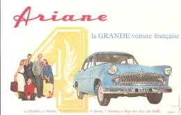 Buvard Ariane La GRANDE Voiture Française 4 Cylindres, 4 Vitesses, 6 Places, 7 Cheveaux - Automobil