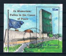 Vereinte Nationen - New York 1999 Gebäude Block 17 Gest. - Used Stamps