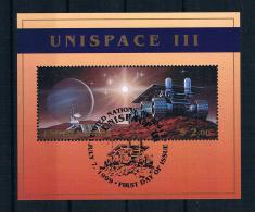Vereinte Nationen - New York 1999 Raumfahrt Block 16 Gest. - Gebruikt