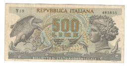 500 LIRE ARETUSA 23 02 1970 SENZA FIBRILLE R2 RR  LOTTO 1540 - 500 Lire