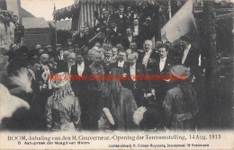 14 Augustus 1913. Boom. Inhaling Van Den Gouverneur. Opening Der Tentoonstelling - Boom