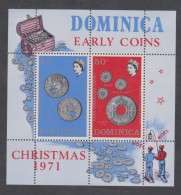 Dominique BF N° 12 X Noël, Le Bloc,  Trace De  Charnière Sinon TB - Dominica (...-1978)