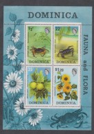 Dominique BF N° 19 X Faune Et Flore,  Le Bloc  Trace De  Charnière Sinon TB - Dominica (...-1978)