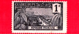 Africa Occidentale Francese - AOF - Guadalupe - Nuovo - 1905 - Porto Di Basse-Terre, Vista Di La Soufrière - Monte Houel - Neufs
