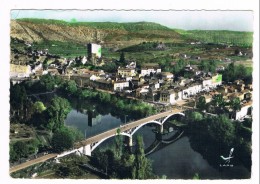 LUZECH  46  Vue Aerienne Avec Pont . - Luzech