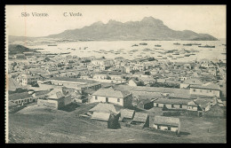 SÃO VICENTE - Aspecto Da Cidade, Bahia E Monte Da Cara  Carte Postale - Cap Vert