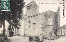 COULONGES-SUR-L'AUTIZE L'EGLISE ANIMEE 79 DEUX-SEVRES - Coulonges-sur-l'Autize